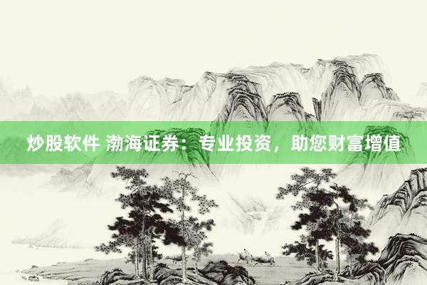 炒股软件 渤海证券：专业投资，助您财富增值
