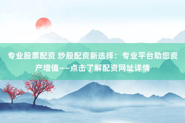 专业股票配资 炒股配资新选择：专业平台助您资产增值——点击了解配资网址详情