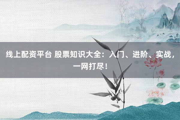 线上配资平台 股票知识大全：入门、进阶、实战，一网打尽！