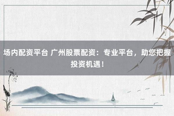 场内配资平台 广州股票配资：专业平台，助您把握投资机遇！