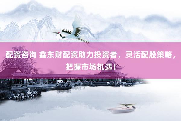 配资咨询 鑫东财配资助力投资者，灵活配股策略，把握市场机遇！