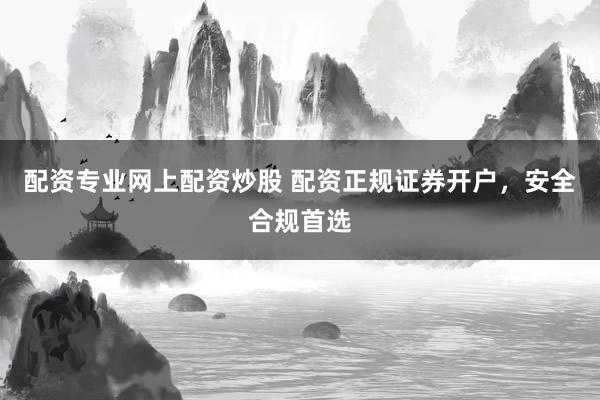 配资专业网上配资炒股 配资正规证券开户,安全合规首选