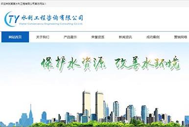 「长沙seo推广」水利工程施工设计网站建设案例